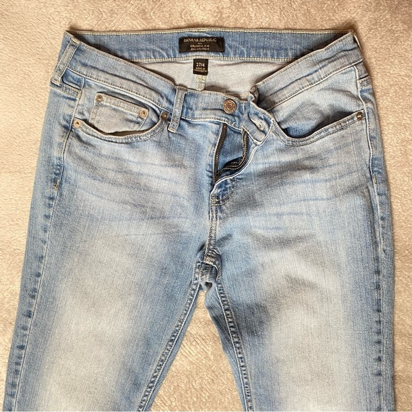 Banana Republic Light Blue Denim Men’s Jeans “Girlfriend Jean” Light Wash US27/4 - Picture 5 of 11